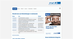 Desktop Screenshot of kurse.li